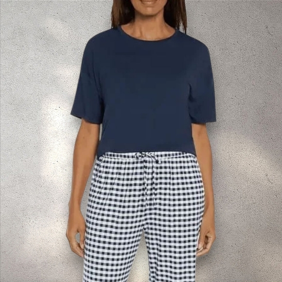 🎂 GAP Ladies‎ Crew Neck Soft Jersey Sleep Set Size Small NEW - Picture 1 of 5